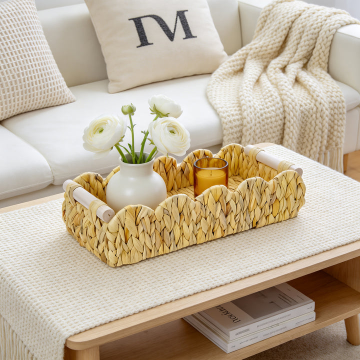 Decorative Woven Storage Tray Kalsten