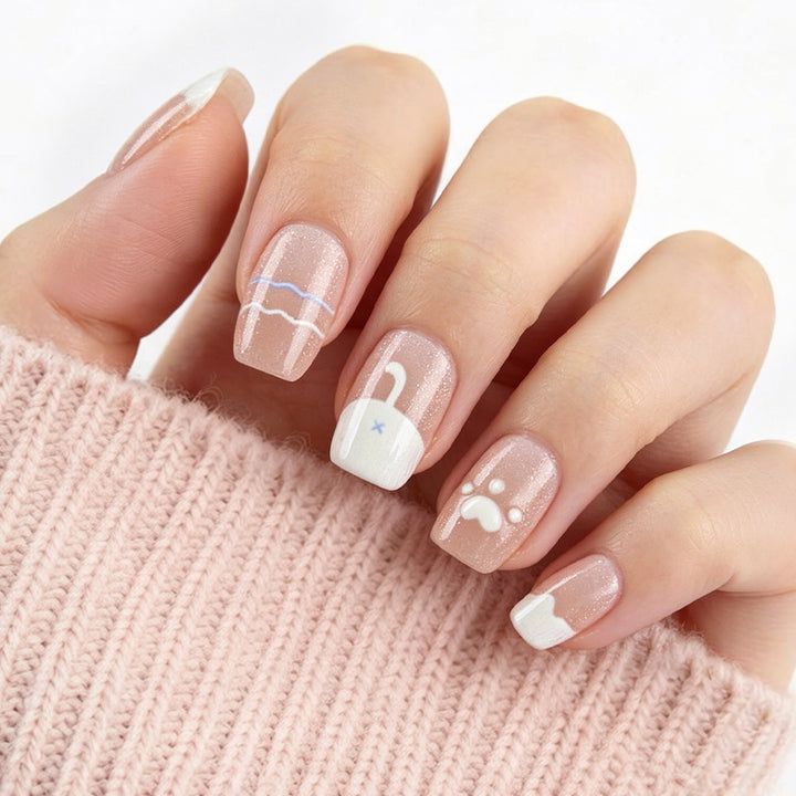 Artistic Themed Press-On Nail Art Kalsten
