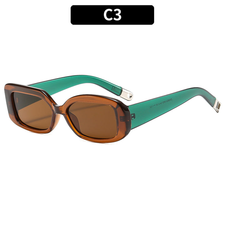 Contemporary Oversized Rectangle Sunglasses