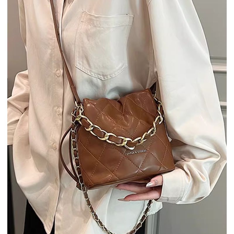 Quilted Mini Bucket Handbag Kalsten