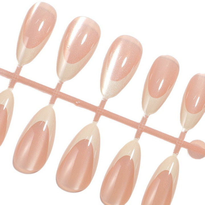 Glossy Long Almond-Shaped Press-On Nail Set Kalsten