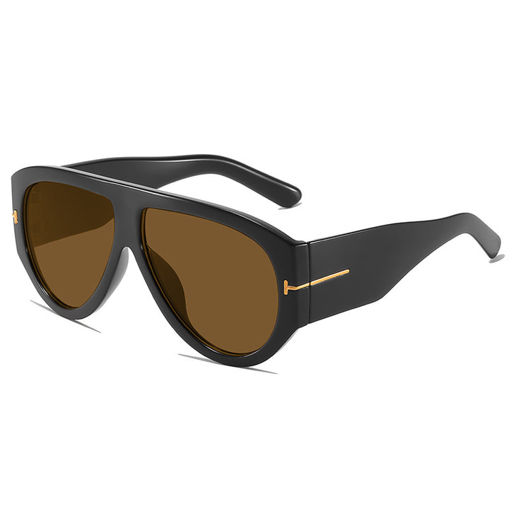 Fashion-Forward Oversized Shield Sunglasses Kalsten