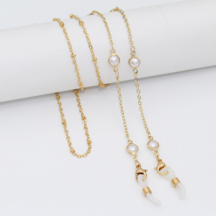 Elegant Crystal-Embellished Eyewear Chain Kalsten 1788159829