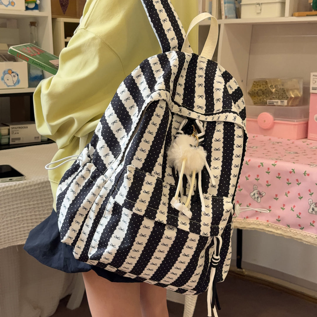Playful Patterned School Backpack Kalsten