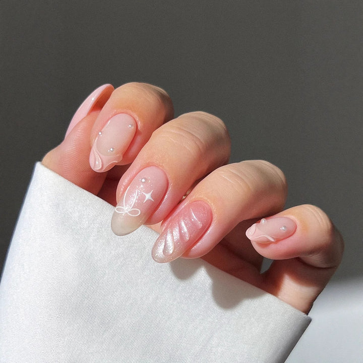 Elegant Artistic Press-On Nail Set Kalsten
