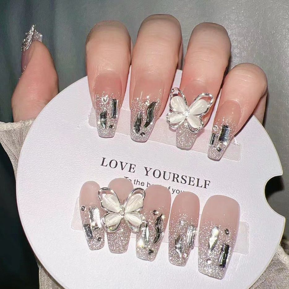 Decorative Press-On Nail Design Set Kalsten