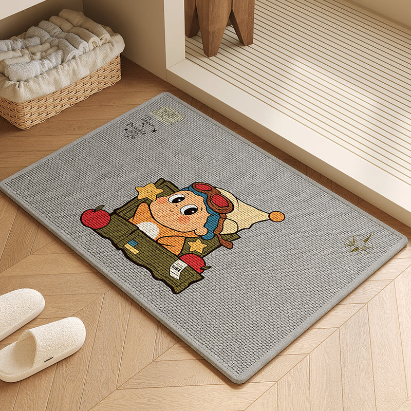Cartoon Adventure Welcome Mat