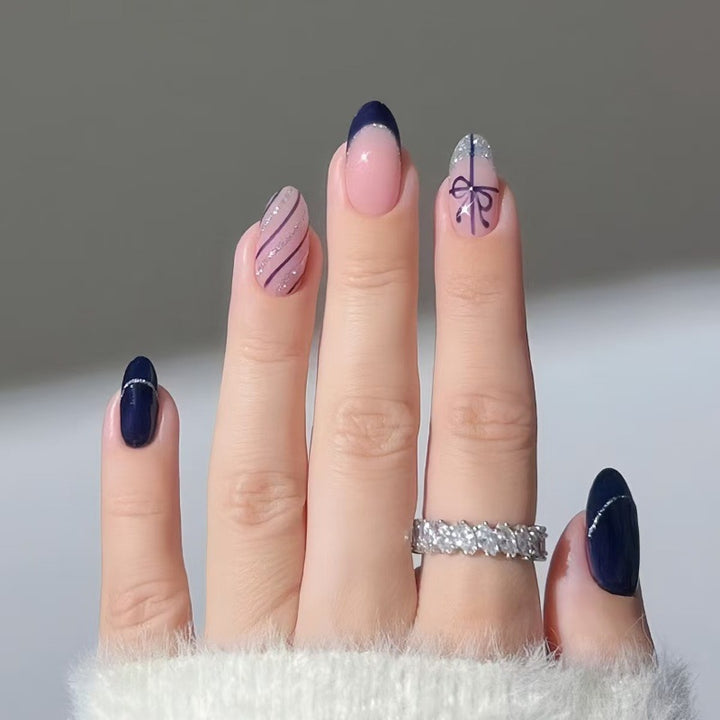Creative artificial nails with elegant design Kalsten