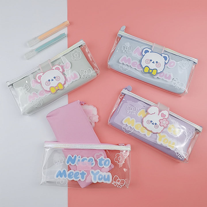 Stylish Transparent Pencil Case