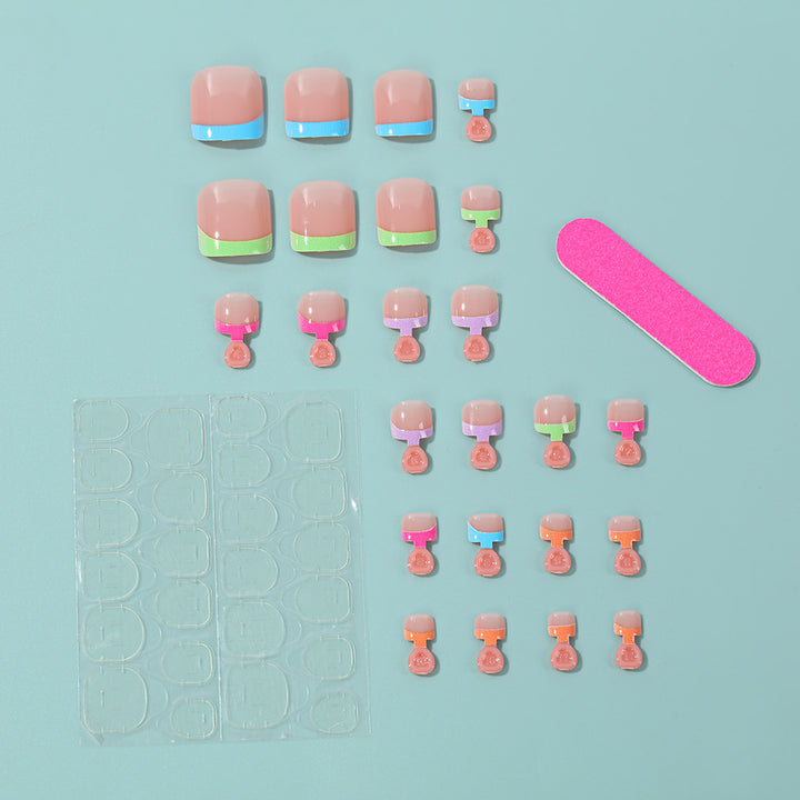 Creative nail set with colorful artificial nails Kalsten