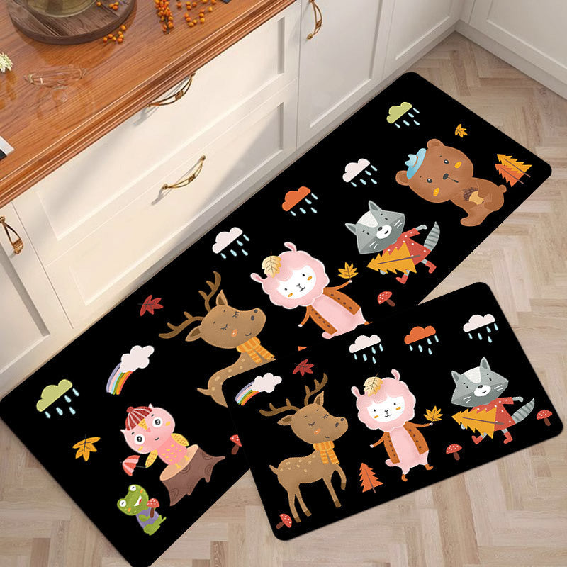 Cute Bear-Themed Kitchen Mat Kalsten