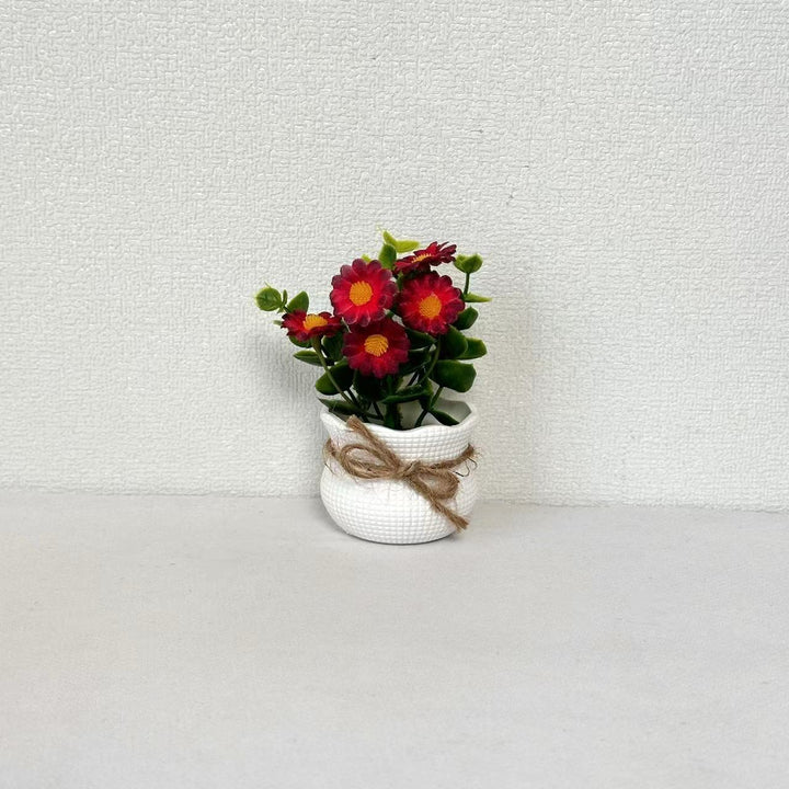 Decorative Potted Flower Arrangement for Indoor Decor