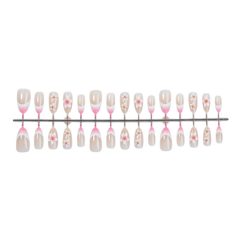 Floral Design Press-On Nail Set Kalsten