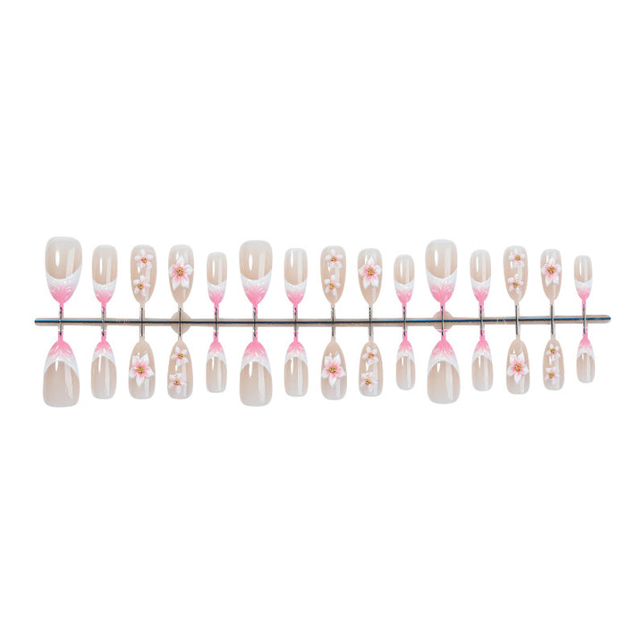 Floral Design Press-On Nail Set Kalsten