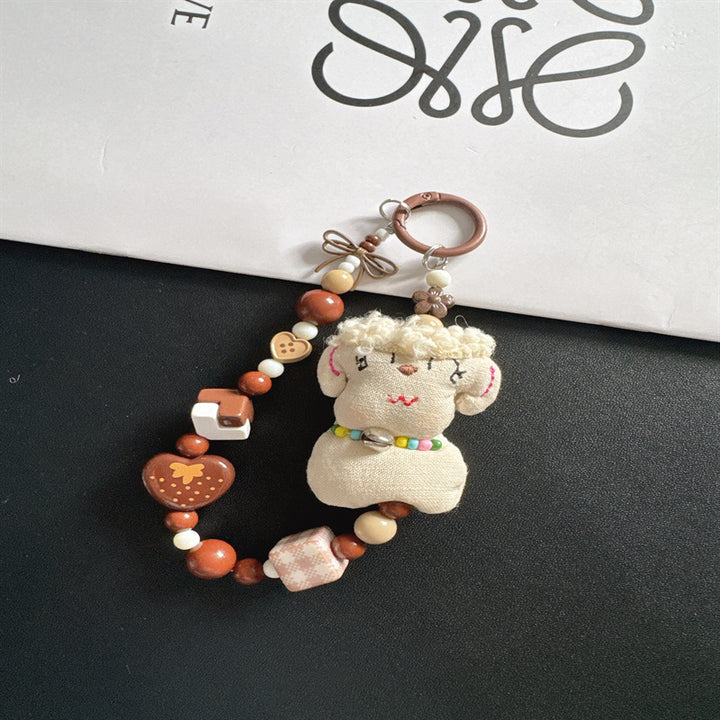 Whimsical Plush Charm Keychain Kalsten