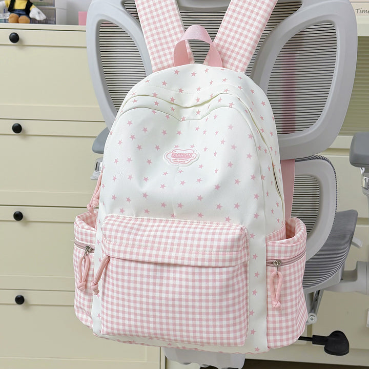 Fun Sparkly Star-Embellished School Backpack Kalsten