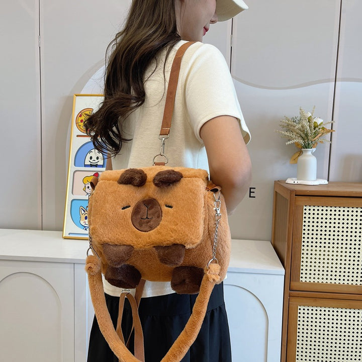 Plush Backpack In Pig Design Kalsten
