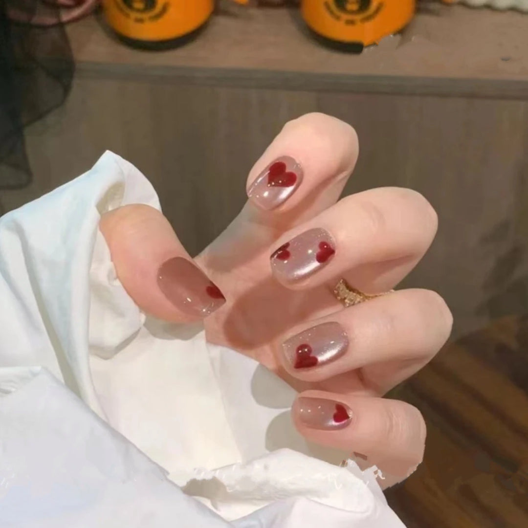 Festive Holiday Themed Press-On Nail Art Kalsten