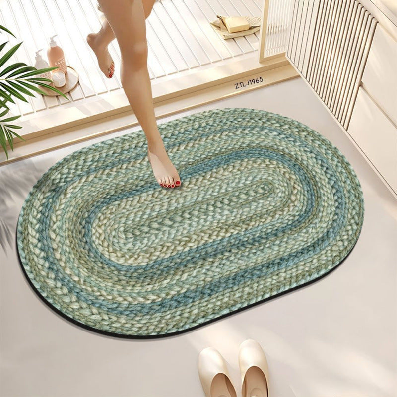 Braided Oval Area Rug