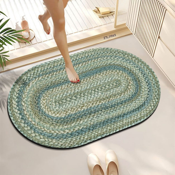 Braided Oval Area Rug
