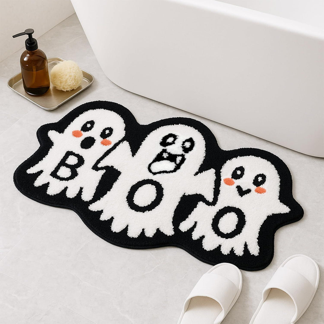 Halloween-Themed Ghost Bath Mat Kalsten