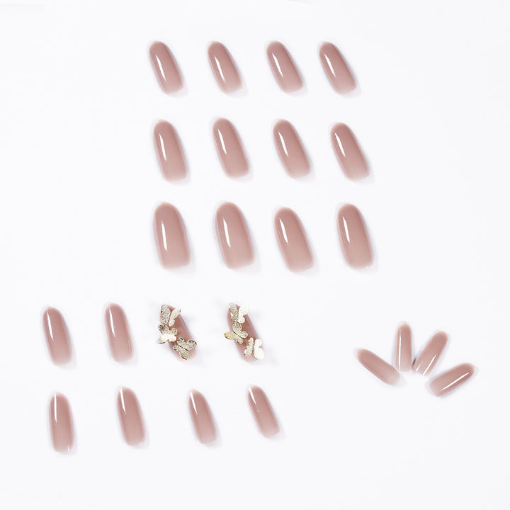 Elegant artificial nails with butterfly design Kalsten
