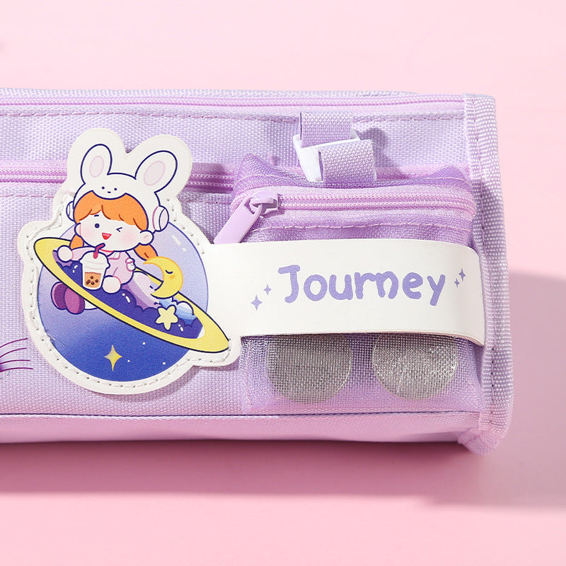 Stylish Multi-Compartment Pencil Case