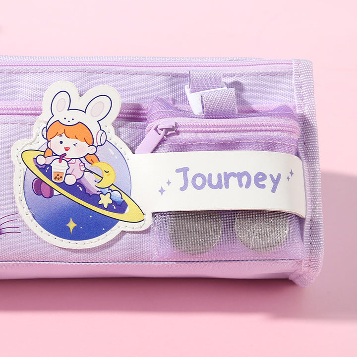 Stylish Multi-Compartment Pencil Case
