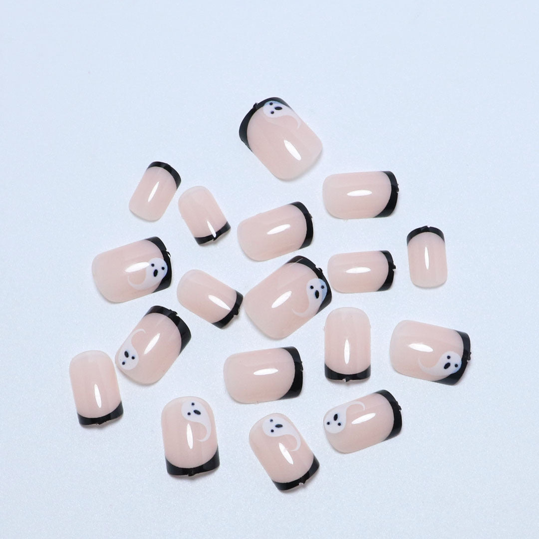 Artistic Halloween-Themed Press-On Nail Set Kalsten