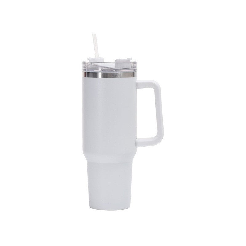 Women's Insulated Drinking Cup with Handle and Straw Kalsten