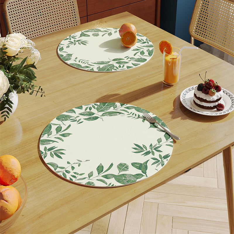 Decorative Plant-Themed Table Mat Kalsten