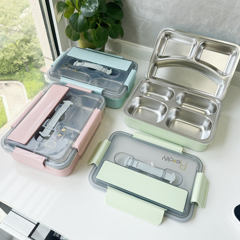 Multi-Compartment Stainless Steel Lunch Box