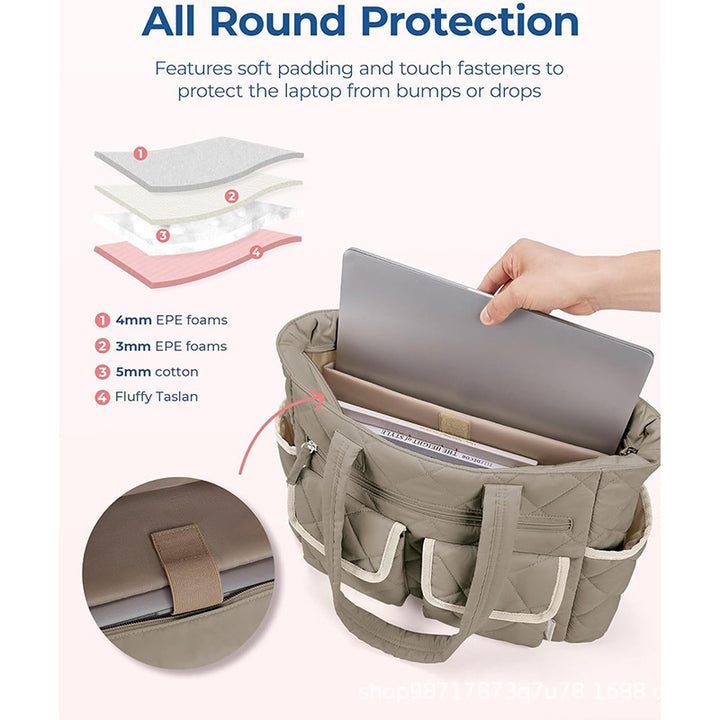 Stylish handbag with multiple outer pockets Kalsten