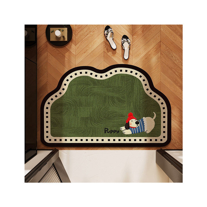 Cartoon-Themed Plush Bath Rug Kalsten