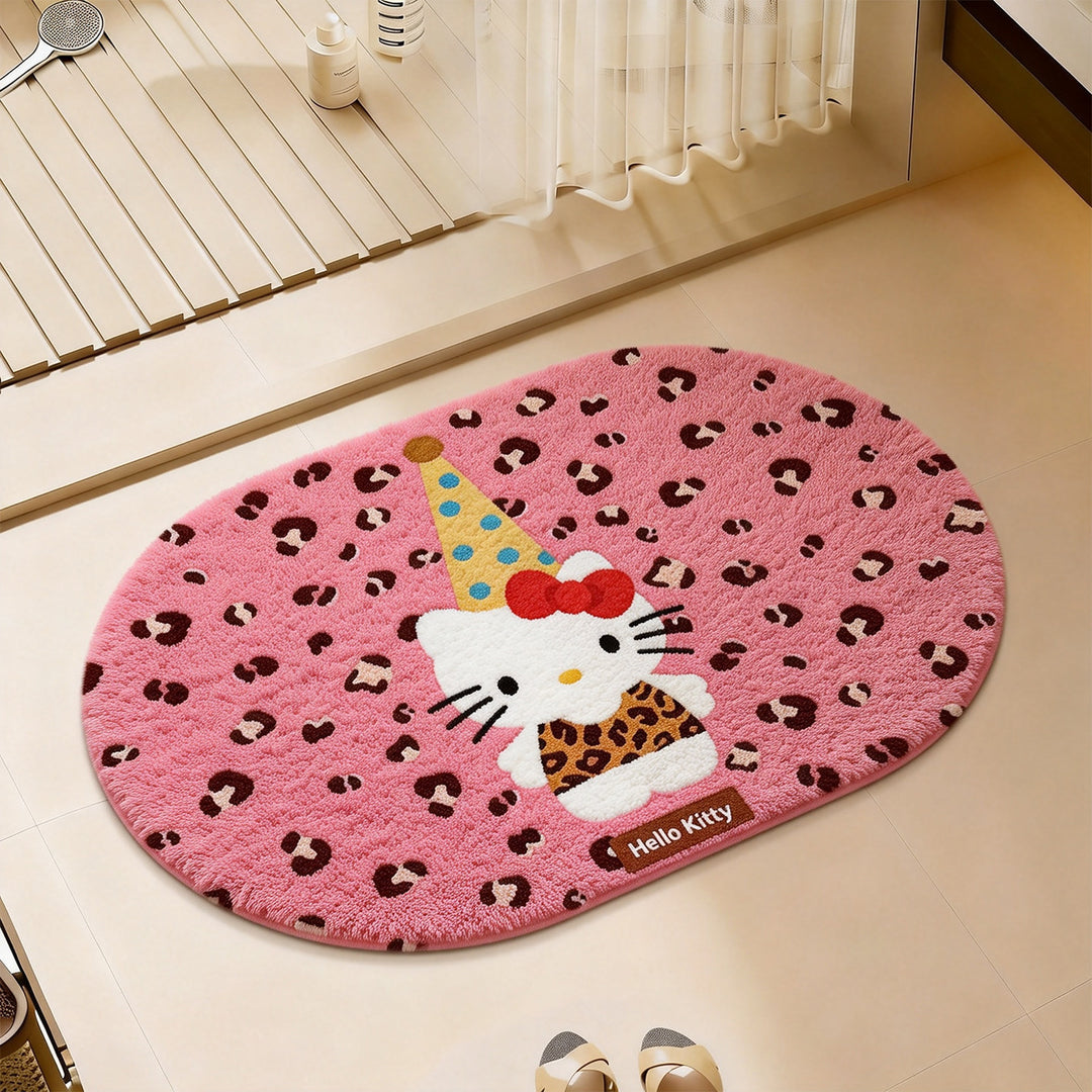 Cute Cartoon-Themed Bath Rug