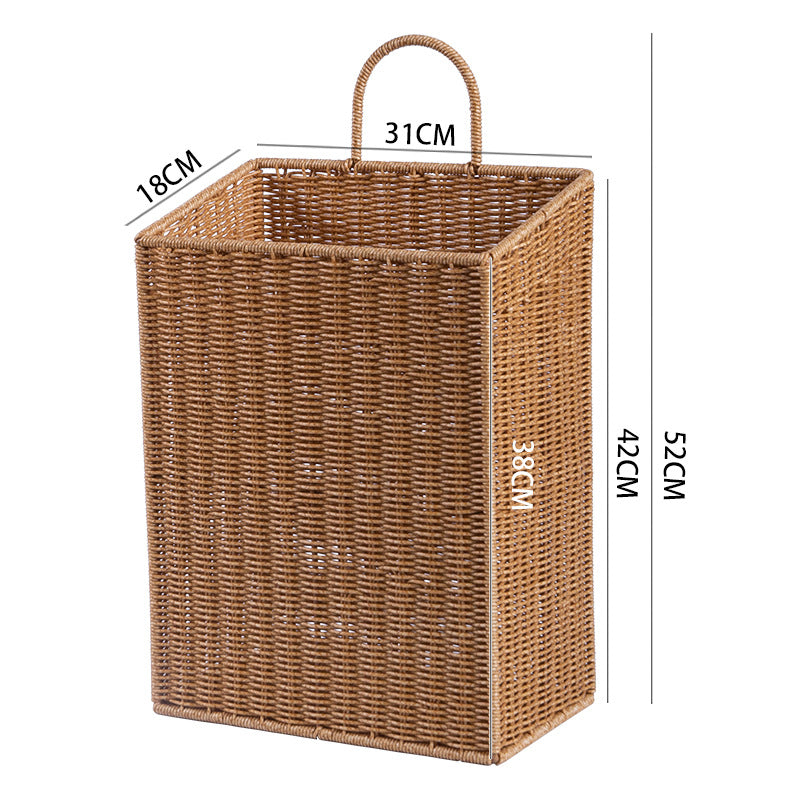 Unisex storage basket with practical carrying handle Kalsten
