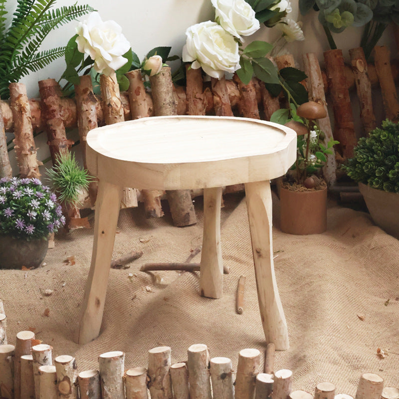 Elegant wood side table Kalsten