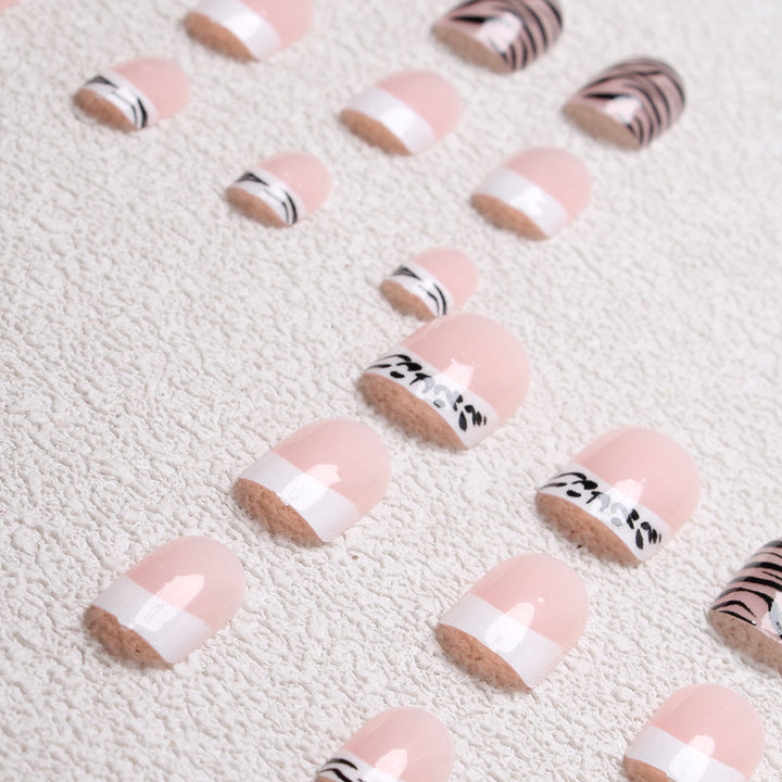 Stylish Animal Print Press-On Nails Kalsten
