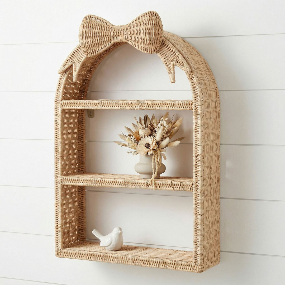 Basket shelf with bow motif Kalsten
