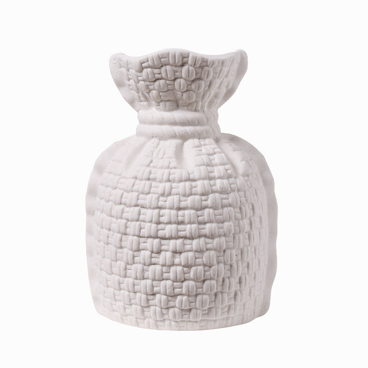 Woven Texture Ceramic Vase Kalsten