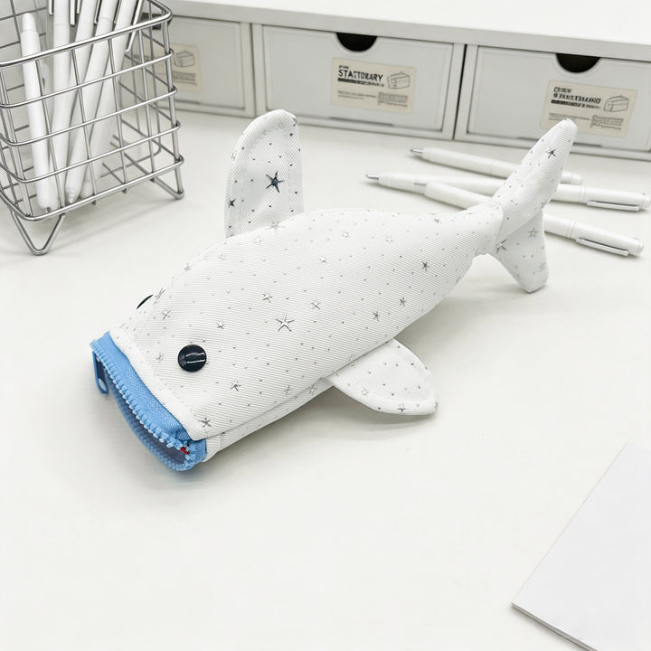 Plush Shark-Shaped Pencil Case Kalsten
