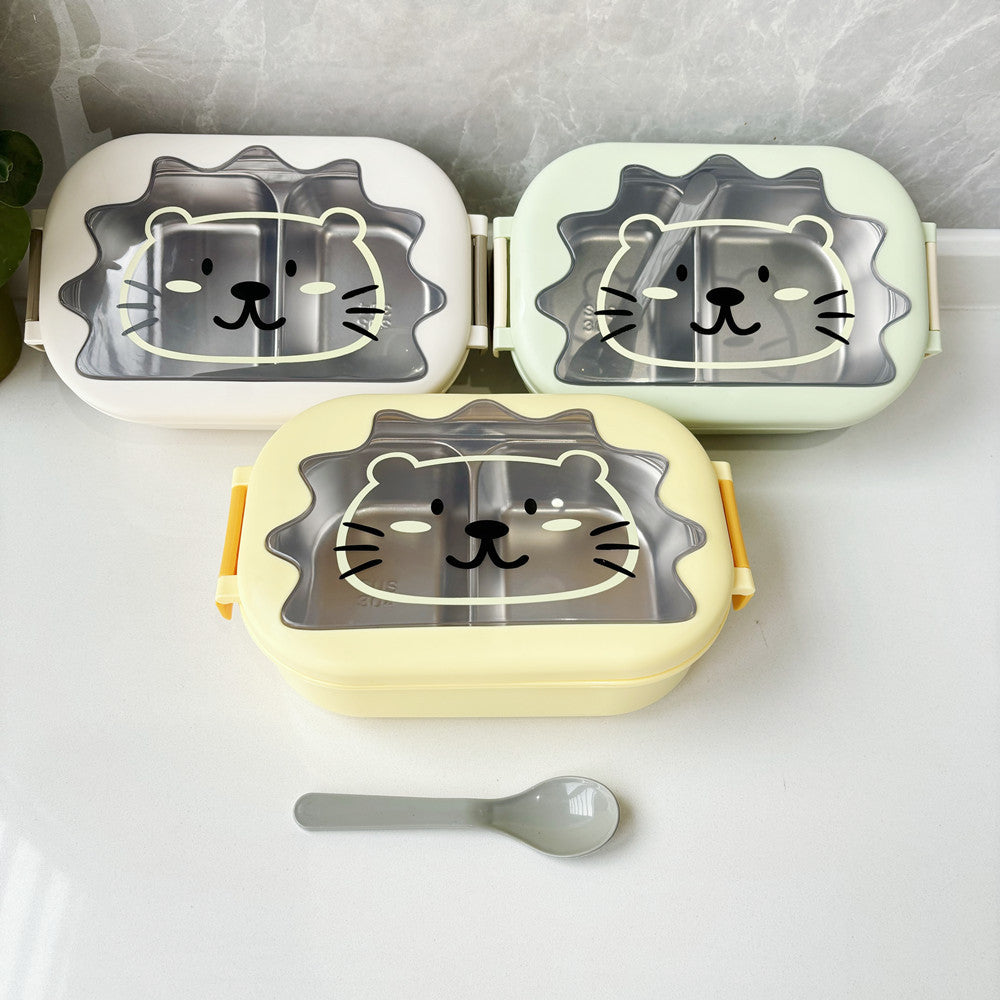 Playful Animal-Themed Lunch Bento Box
