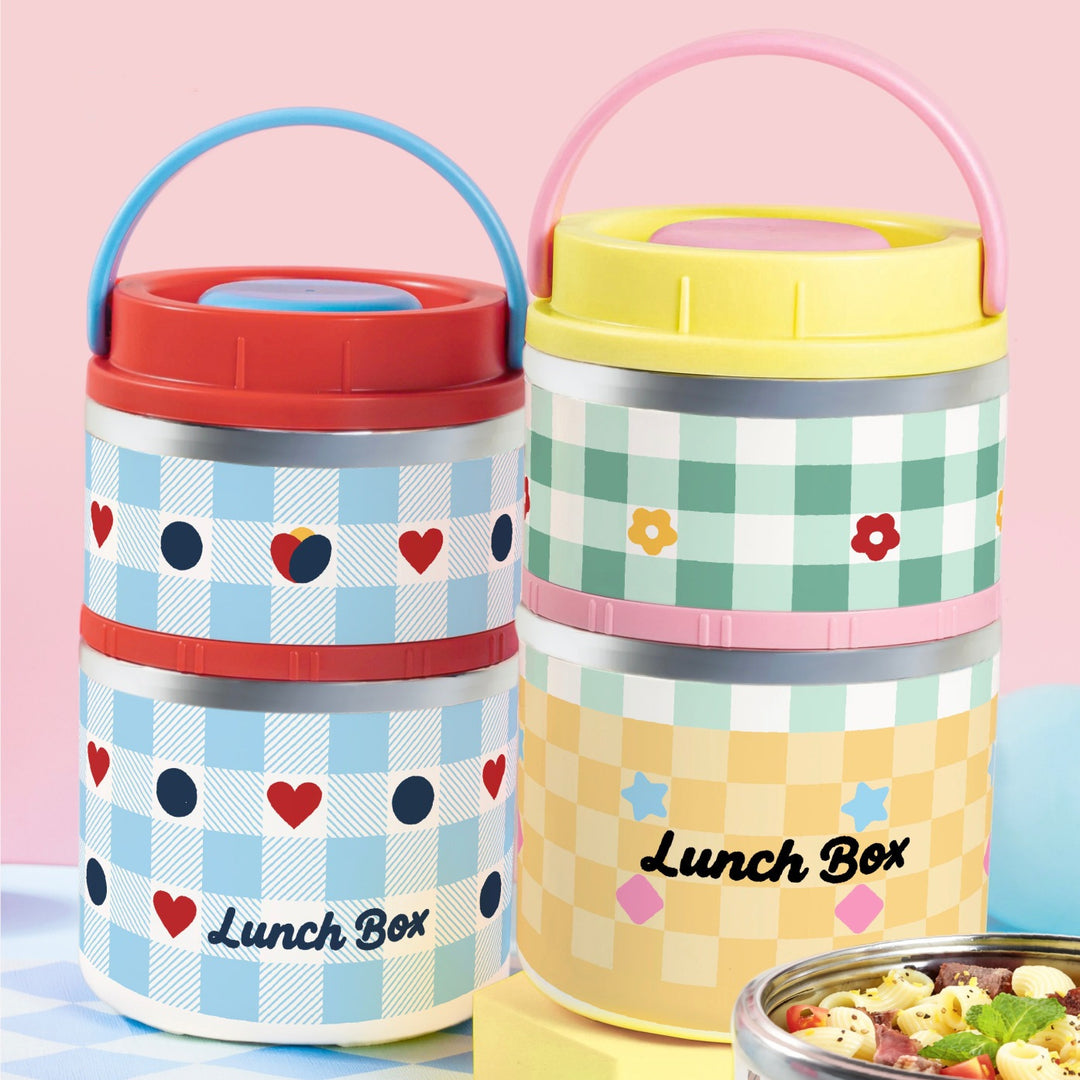 Multi-Tiered Thermal Food Storage Container