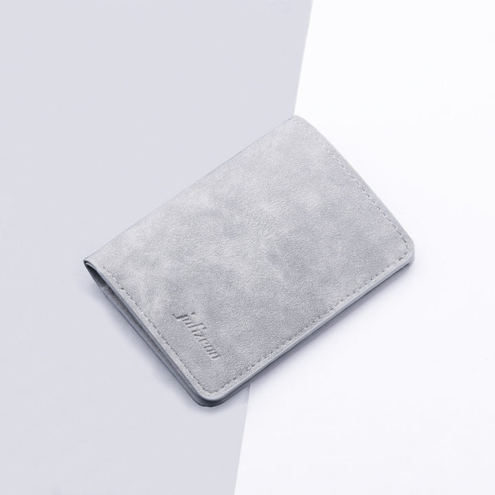 Sleek Minimalist Leather Card Holder