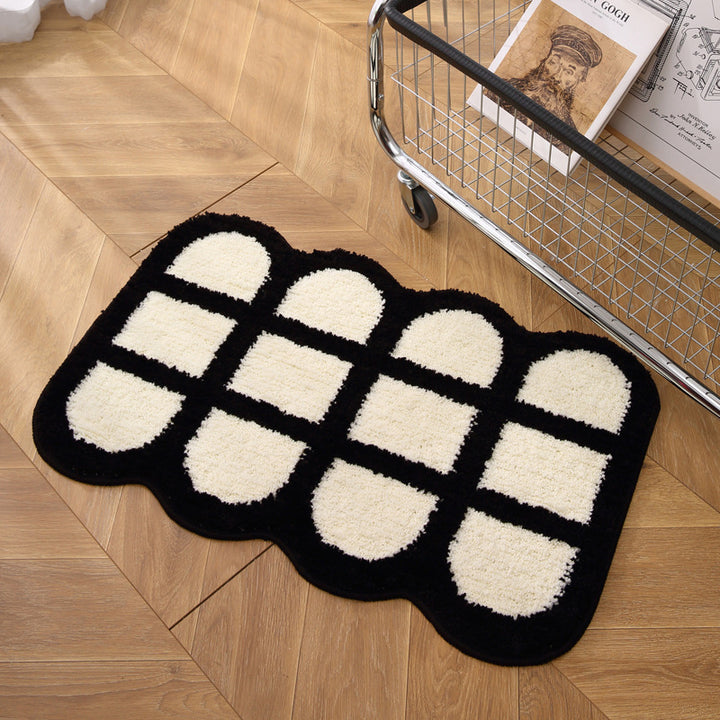 Decorative Plush Bath Mat