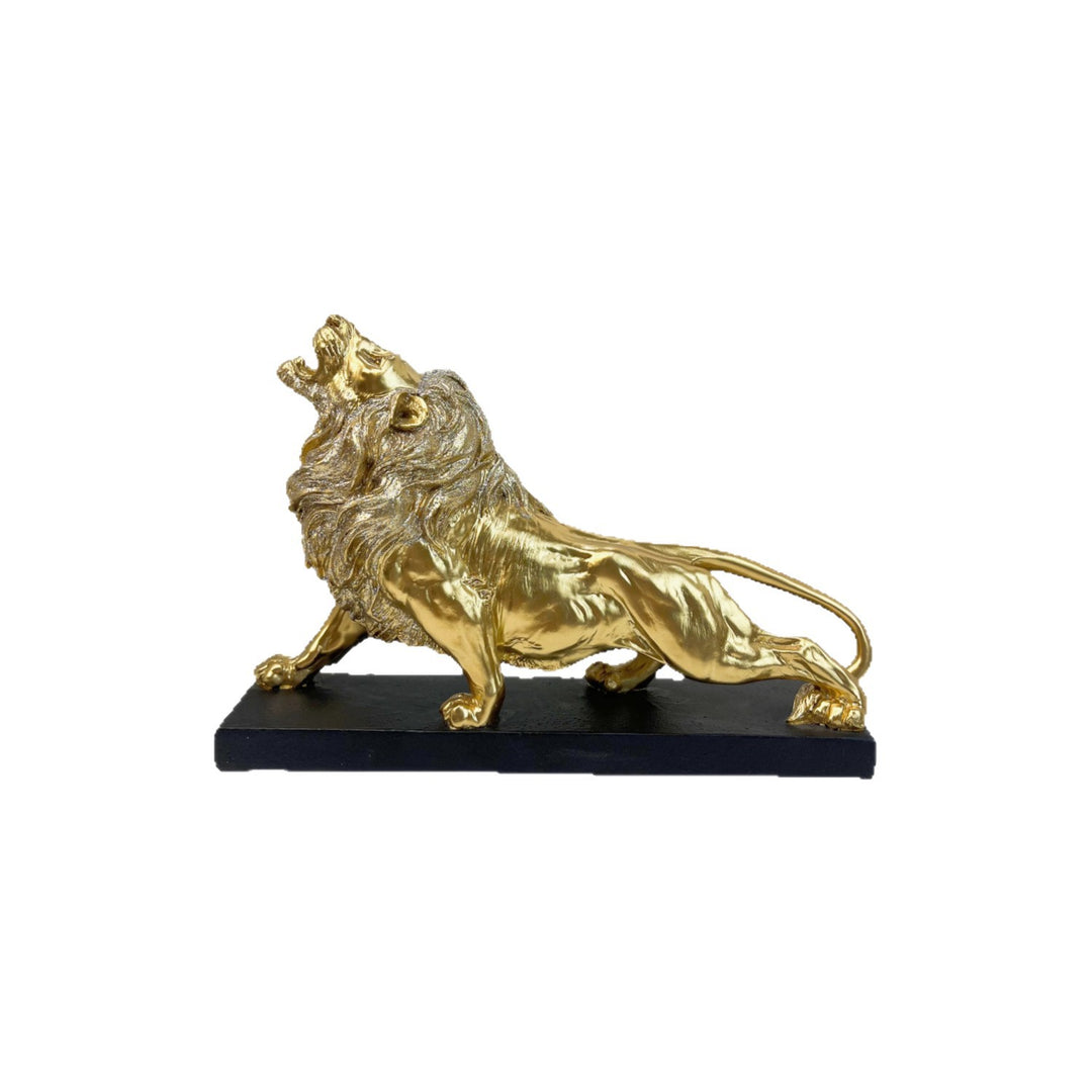 Decorative lion figure with golden details Kalsten