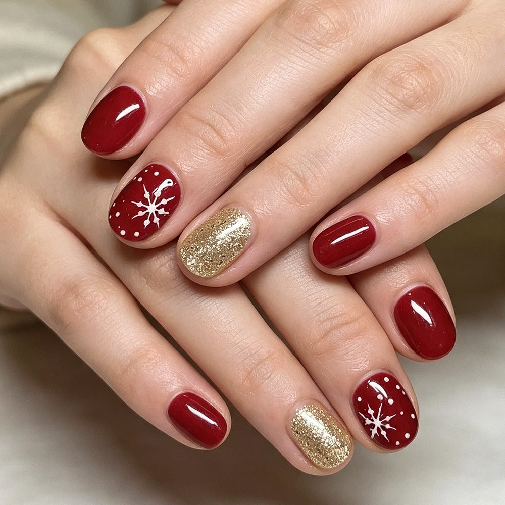 Winter-Themed Gel Nail Art Set Kalsten