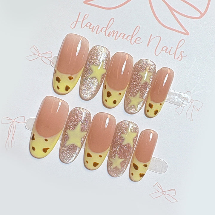 Decorative Press-On Nail Set Kalsten