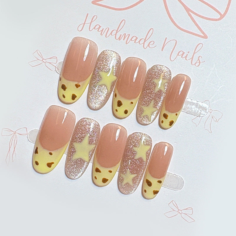 Decorative Press-On Nail Set Kalsten
