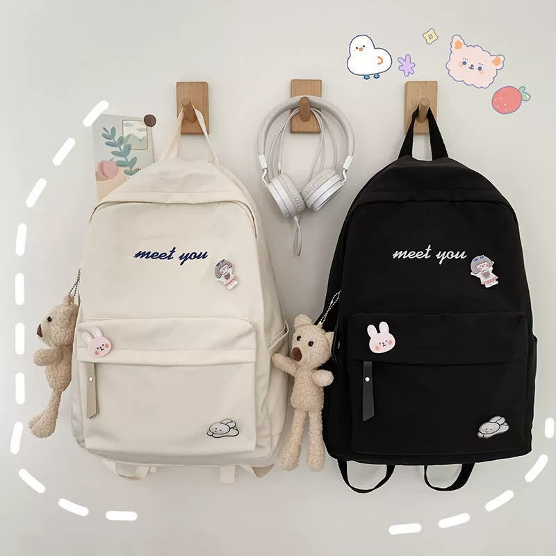 Backpack with Playful Character Design Kalsten